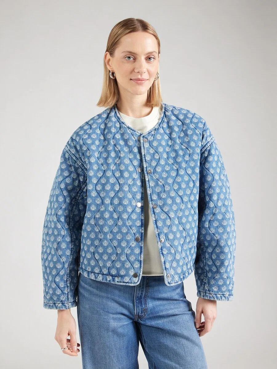 Куртка LEVI'S межсезонья 'FAYE' синего цвета — фото 3