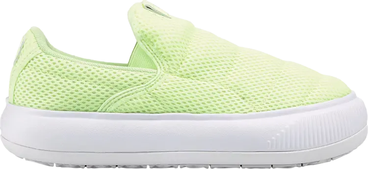 

Кроссовки Puma Wmns Suede Mayu Slip-On Mono Fizzy Light, зеленый