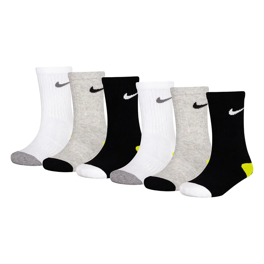 Носки Nike Smiley Crew 6 пар Nike, мультиколор