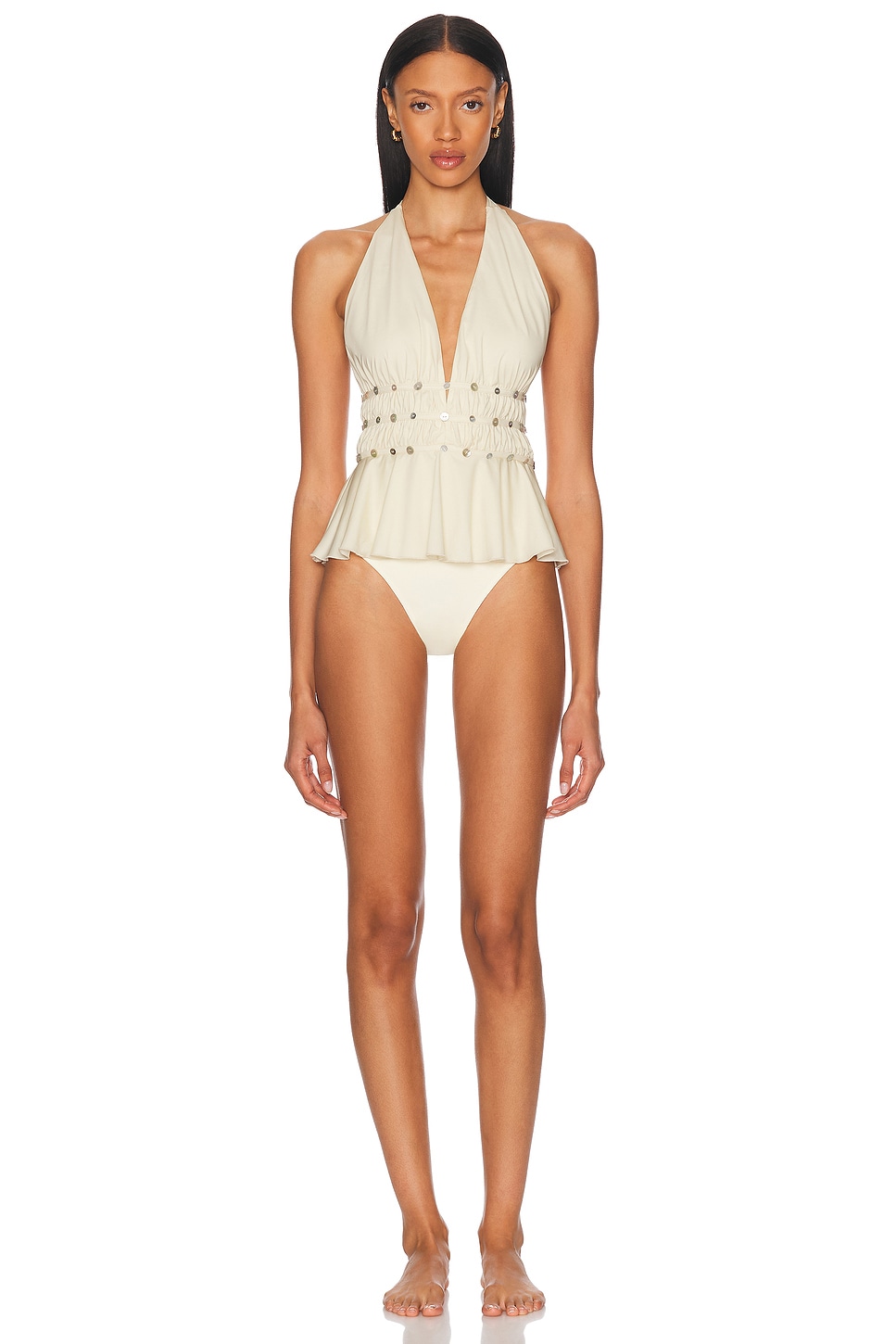 

Купальник Belenna One Piece Siedres, Ecru