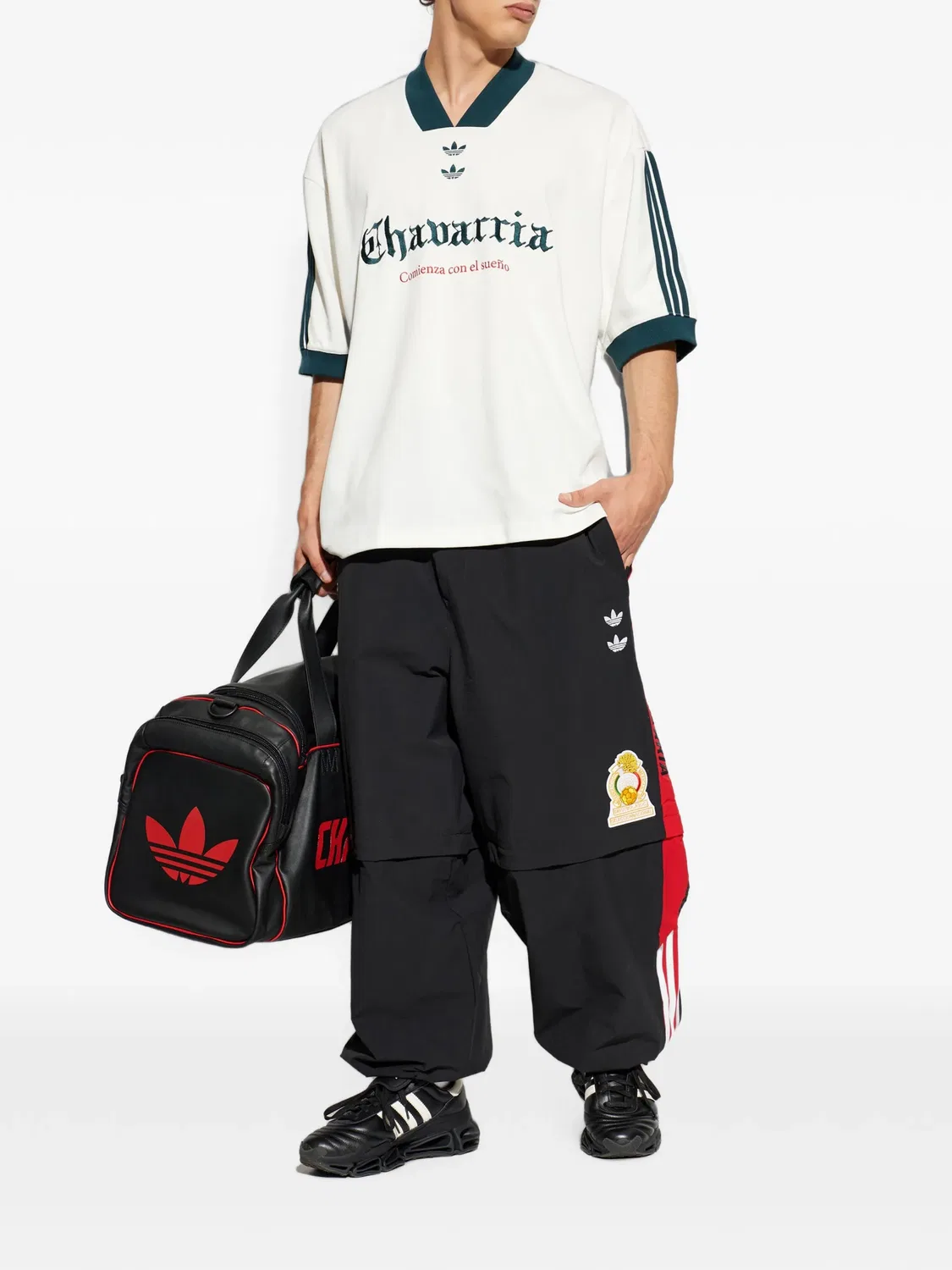Футболка с логотипом из коллаборации с Willy Chavarria Adidas, белый — фото 2