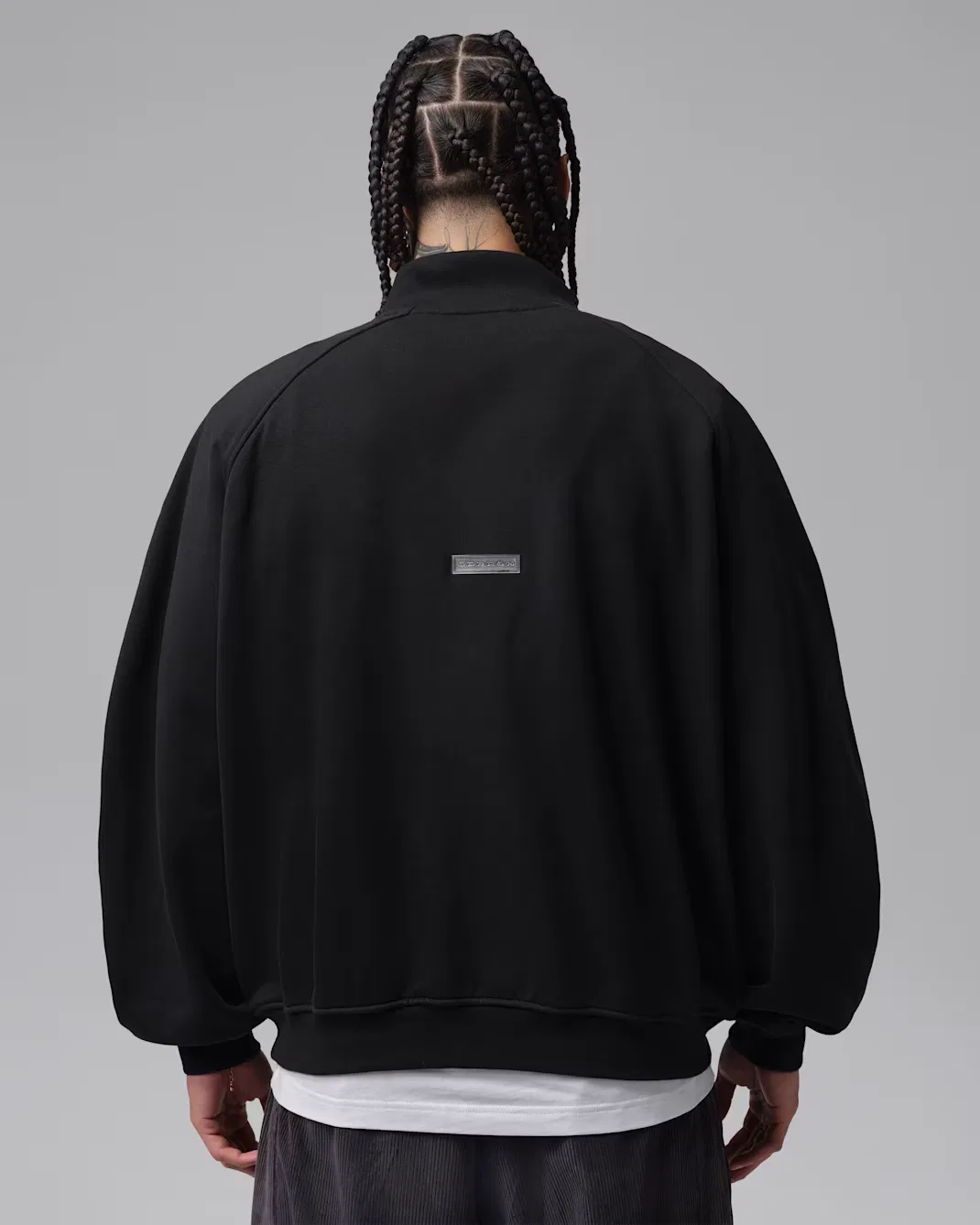 Мужская футболка с застежкой-молнией на четверть длины Jordan Flight Fleece, Black — фото 2