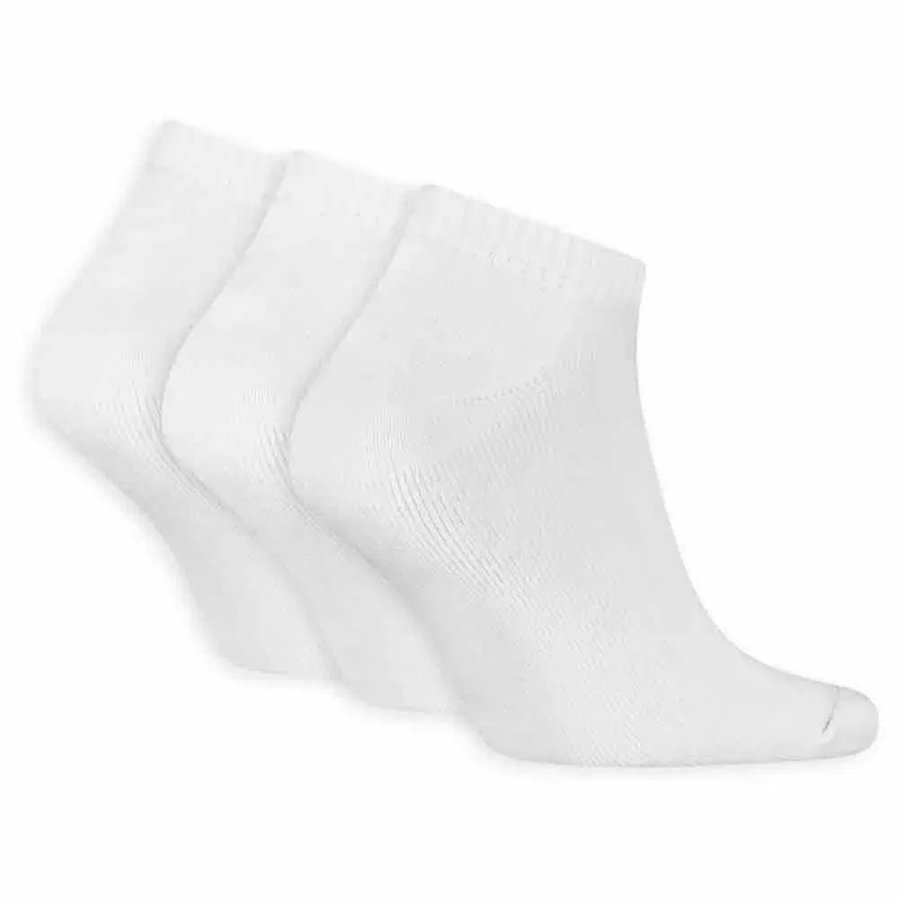 Женские хлопковые носки с низким вырезом Levi's Low Cut Orange Tab, White — фото 2