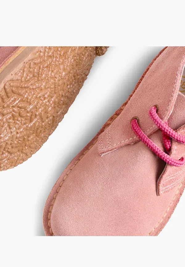 Кроссовки кожаные Safari cordones, Pisamonas, Rosa Palo, розовый — фото 4