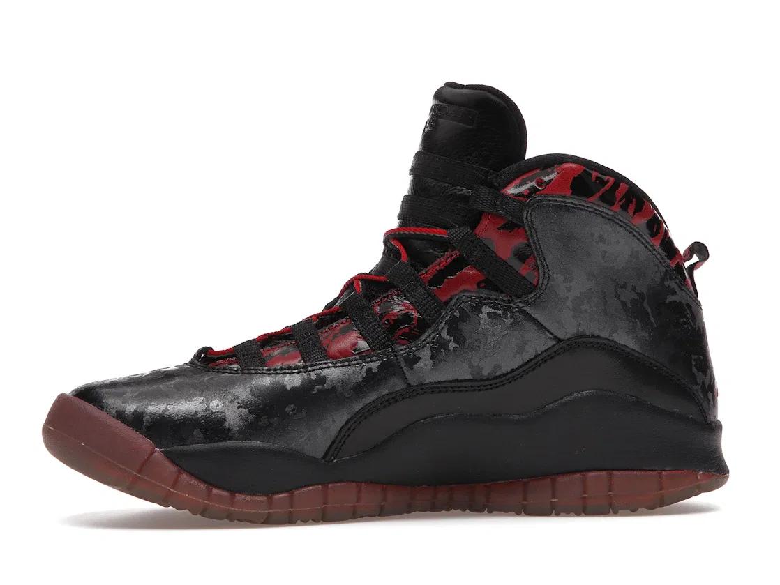 Детские кроссовки Lifestyle Jordan 10 Retro Jordan, Black/Gym Red — фото 3