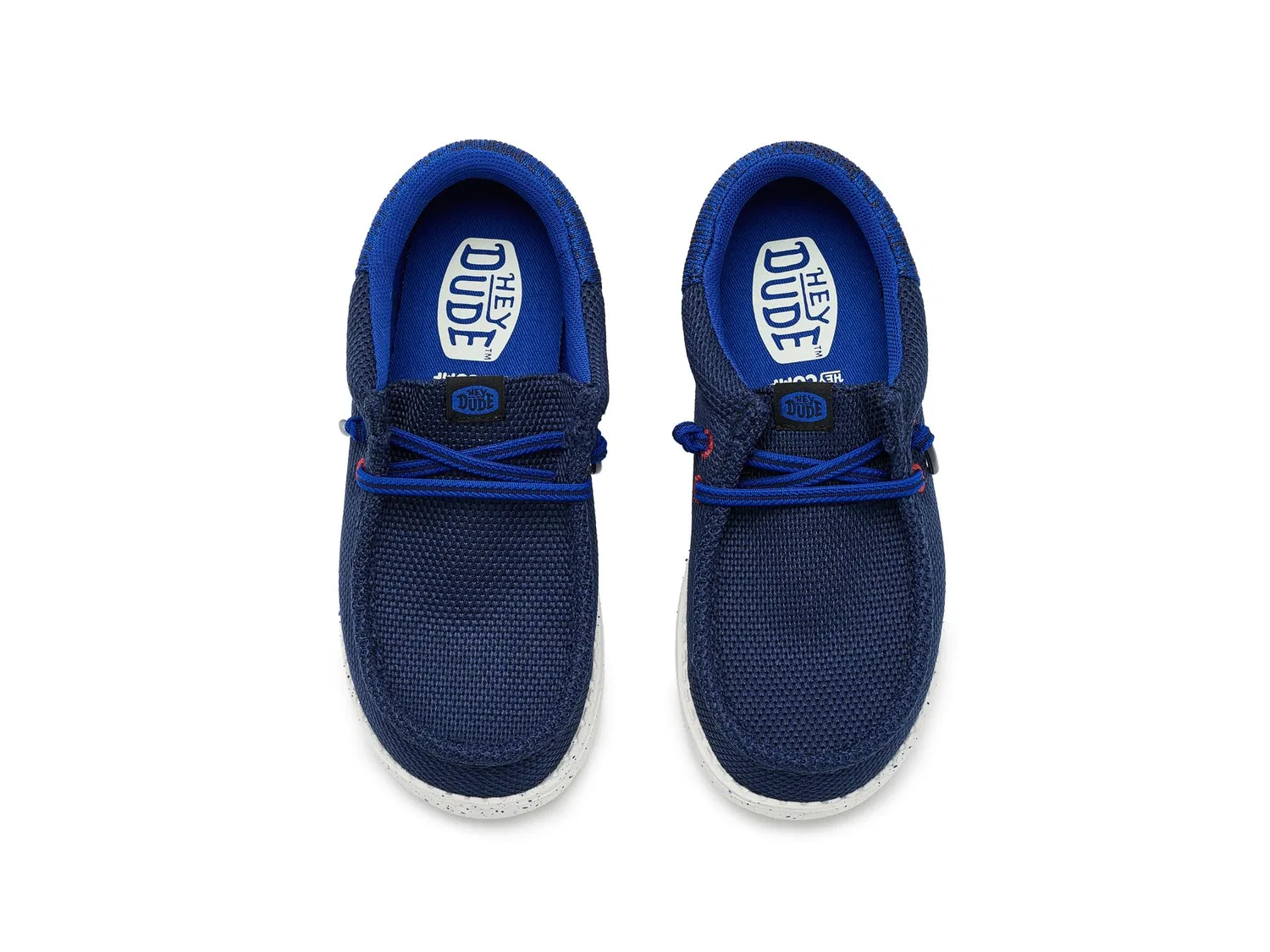 Кроссовки Wally Funk Gradient Mesh (для маленьких и больших детей) Hey Dude Kids, Navy/Multi — фото 3