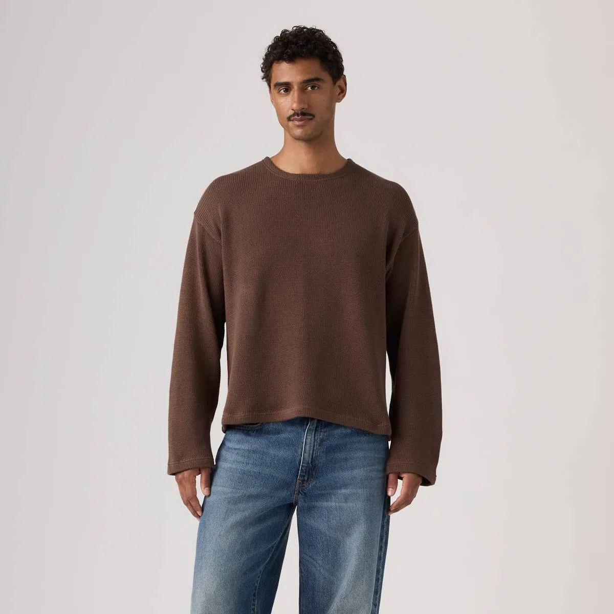 Свитер свободного кроя Posey Levi's, Shopping Bag - Brown — фото 3