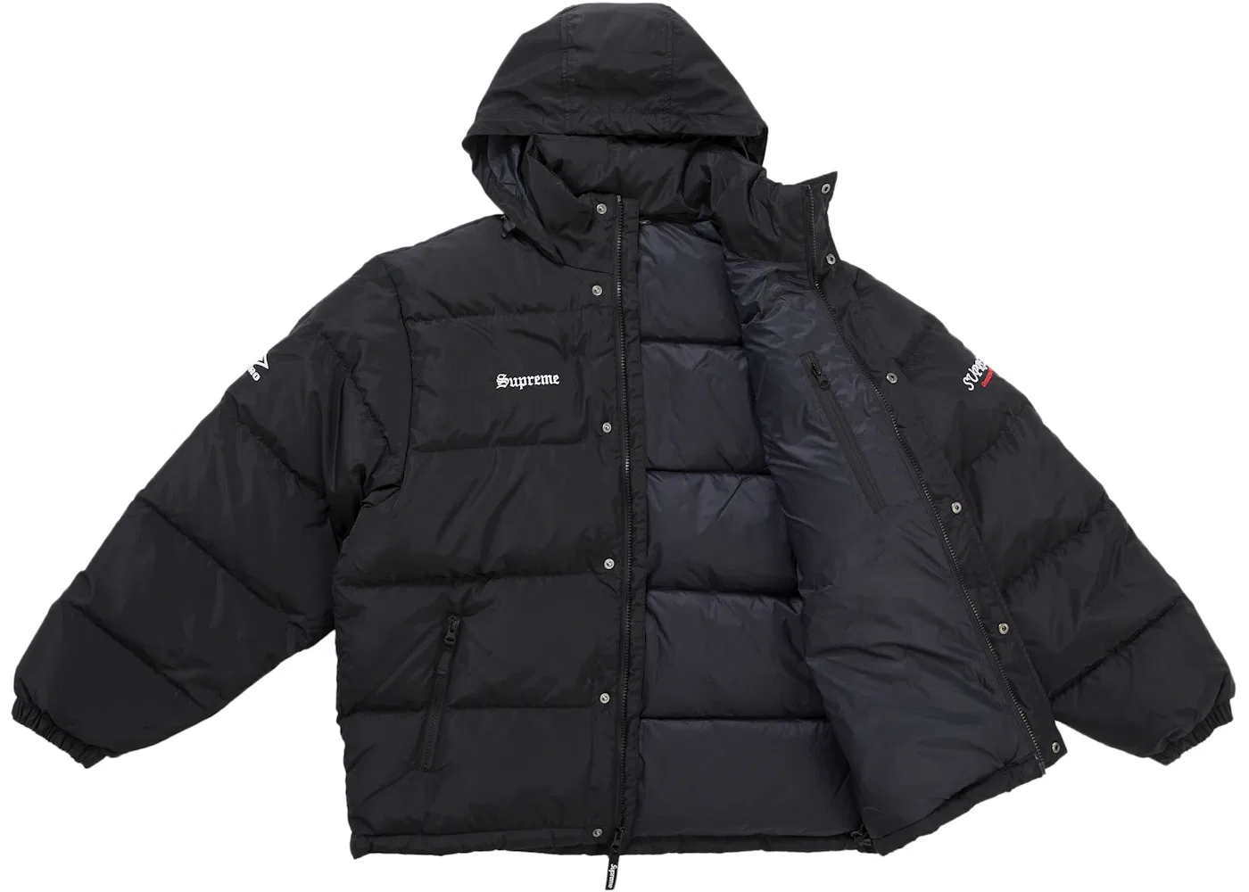Мужская куртка-пуховик с принтом Umbro Supreme, Black — фото 2