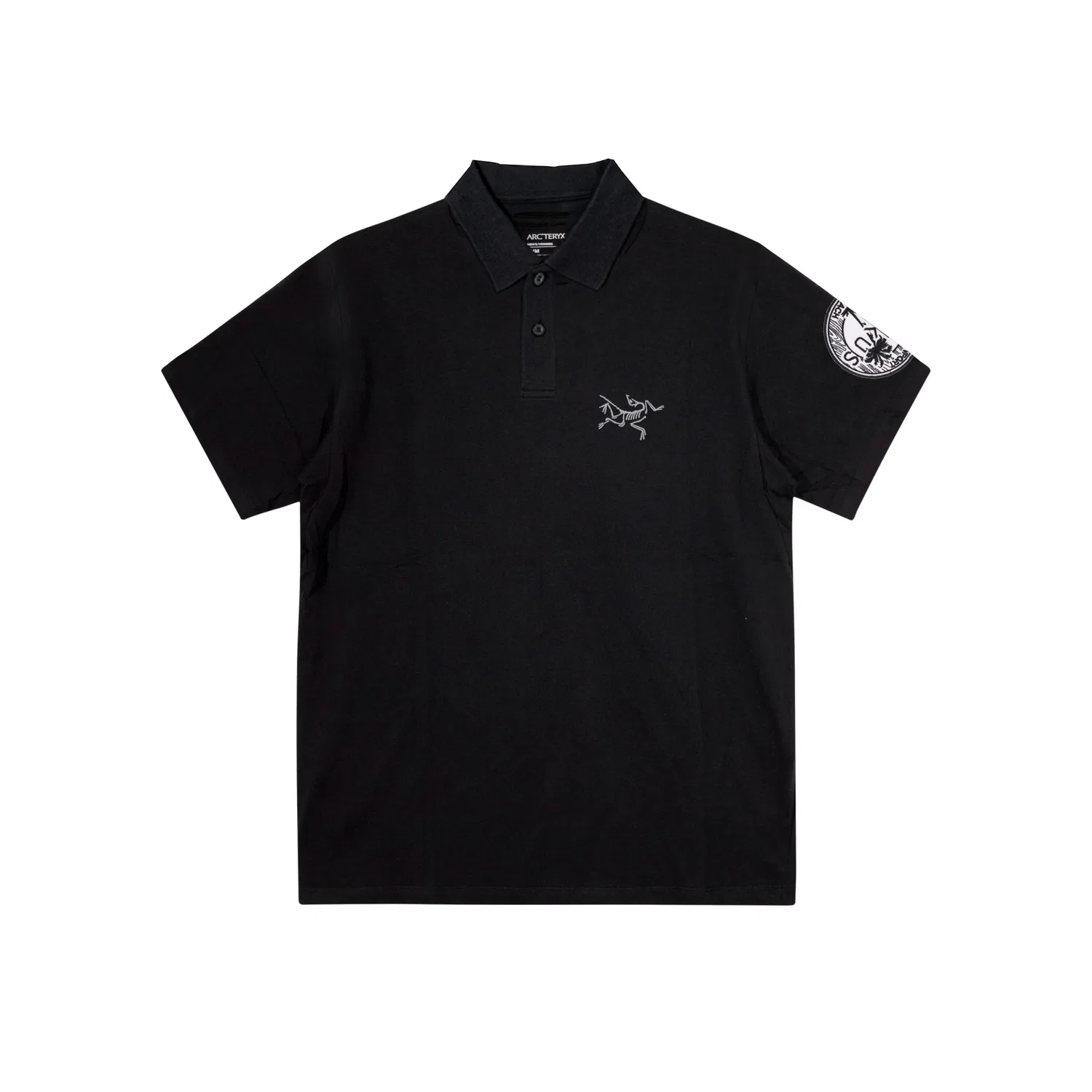 Футболка с поло-воротником KRAGG T Shirts Arcteryx, Black