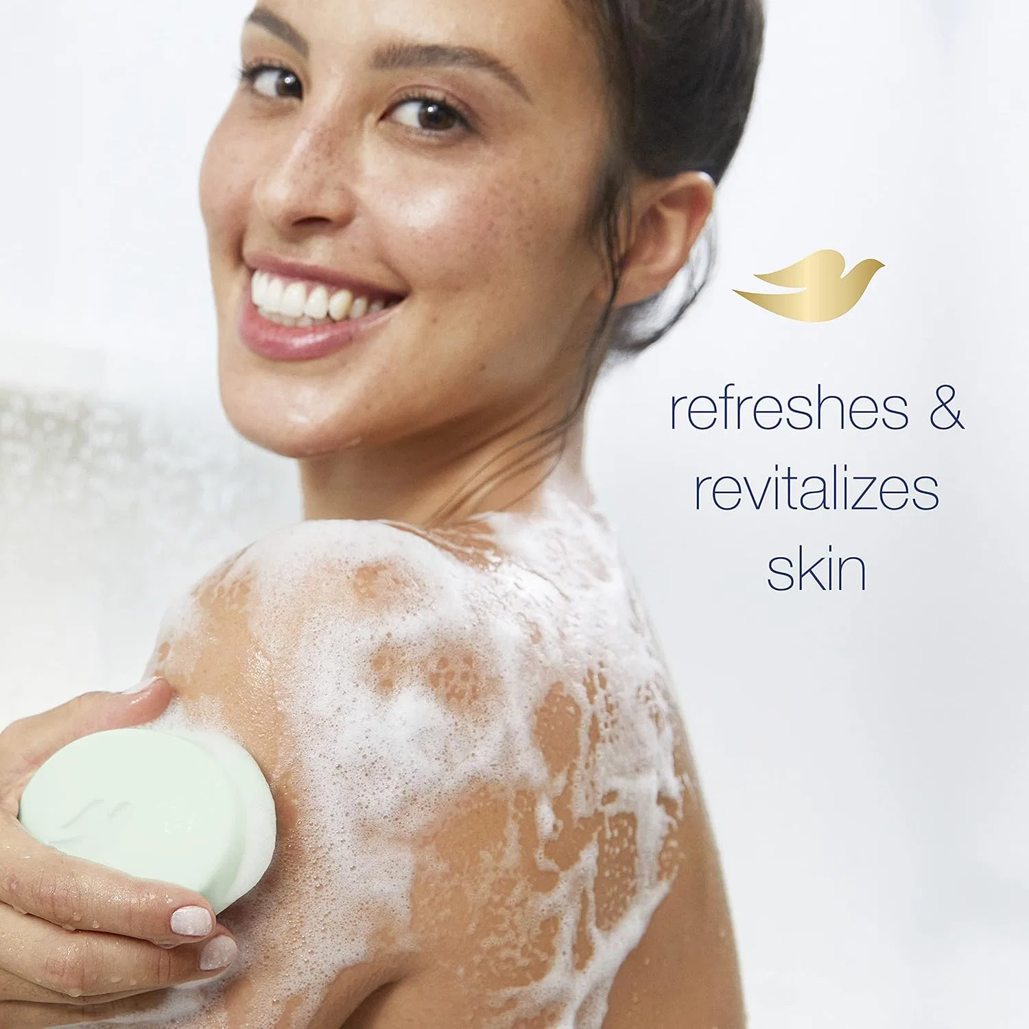 Гель для душа Dove, Fresh, 107 мл, коричневый — фото 3