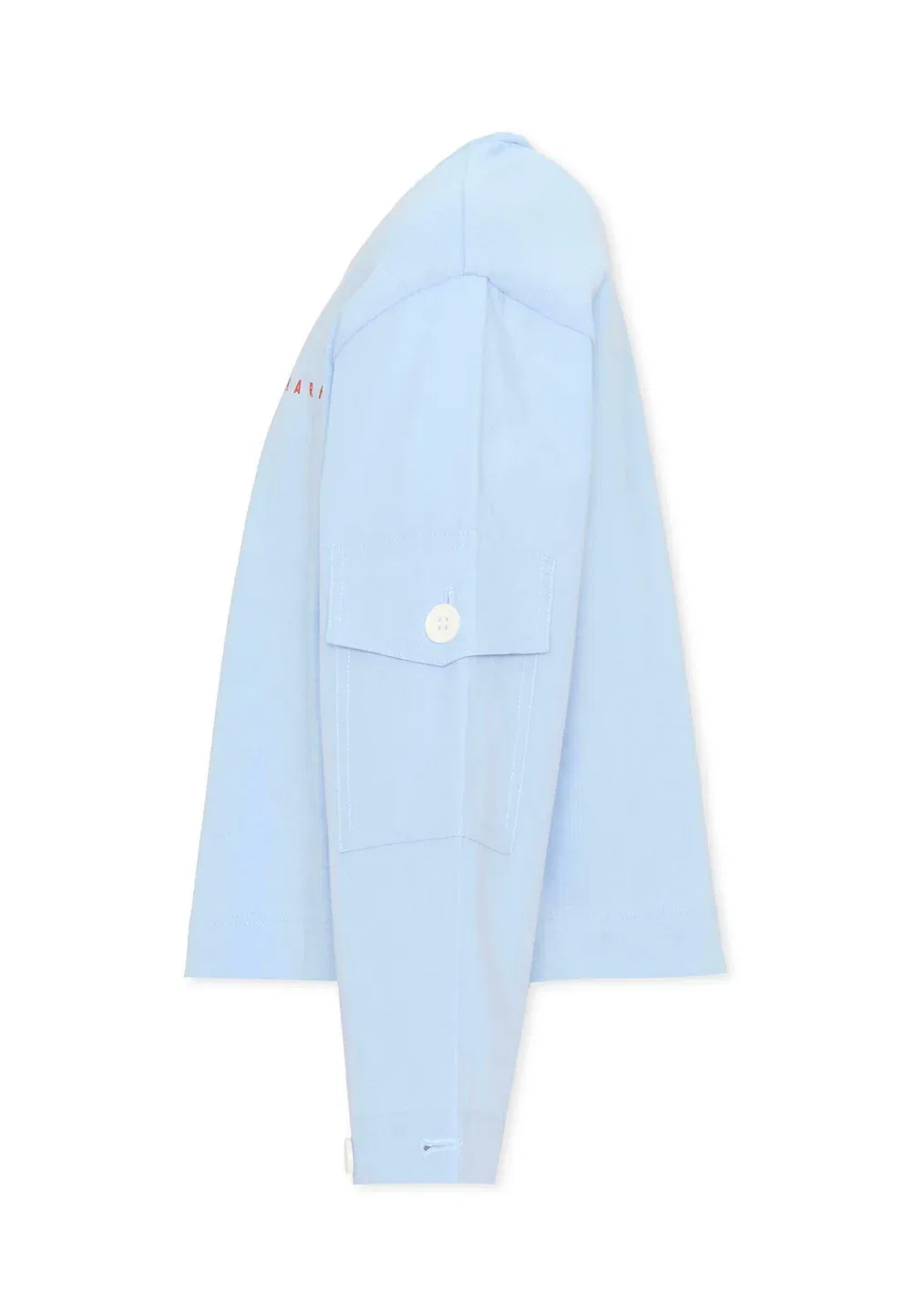 Футболка - топ с длинными рукавами Marni, Light Blue — фото 4