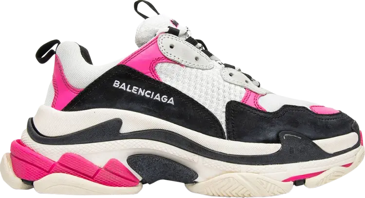 Кроссовки Balenciaga Wmns Triple S Trainer 2018 Pink, белый