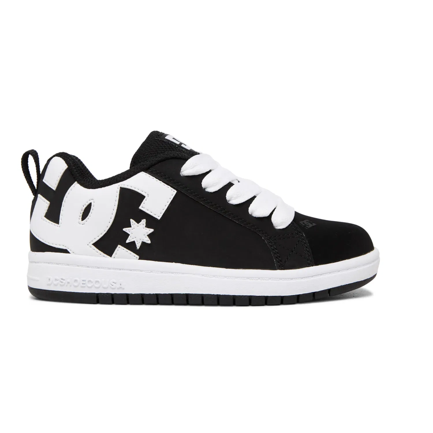 Детские кроссовки Court Graffik DC Shoes, Black/White — фото 2