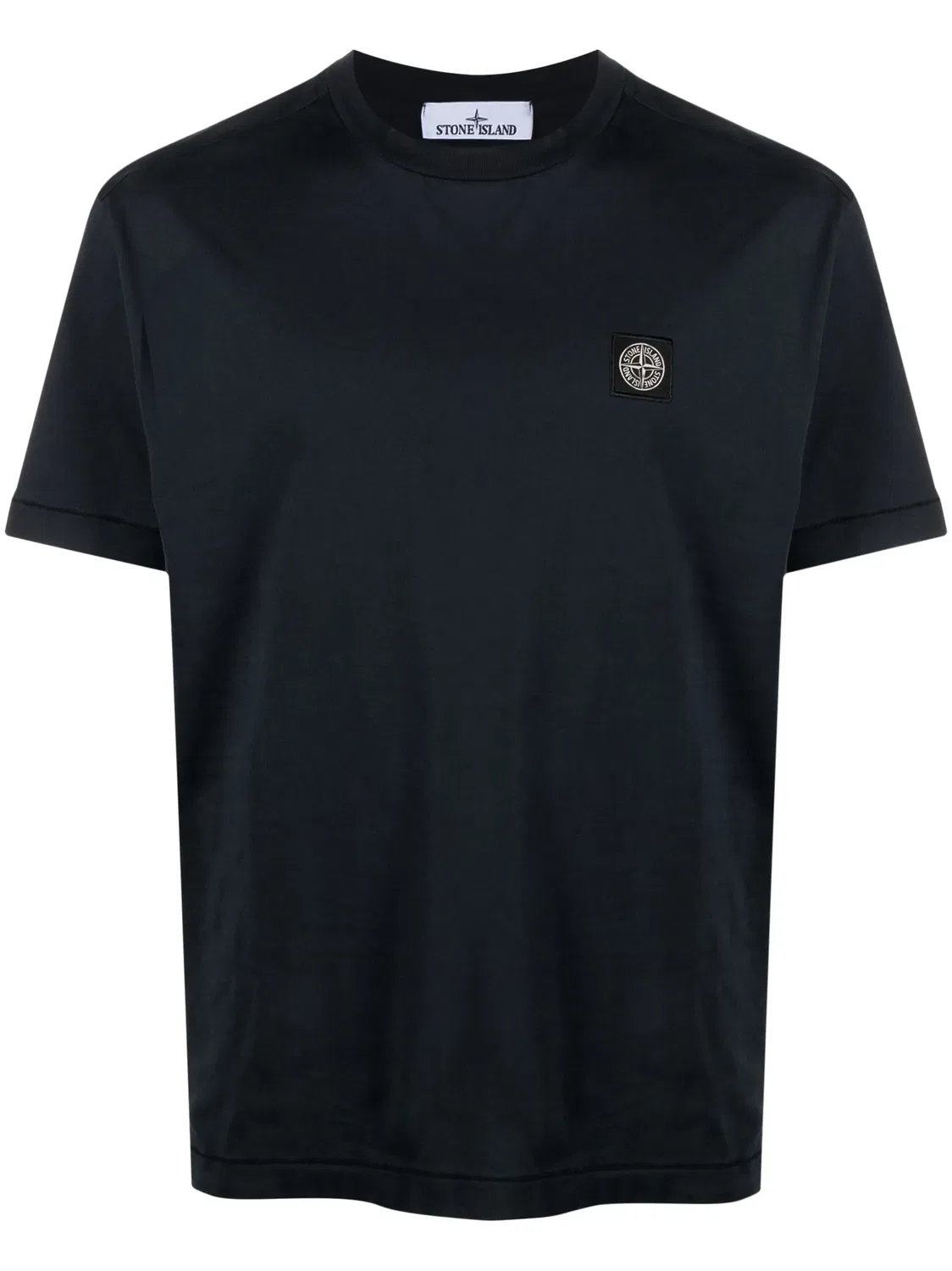 Футболка с эмблемой компаса Stone Island, темно-синий