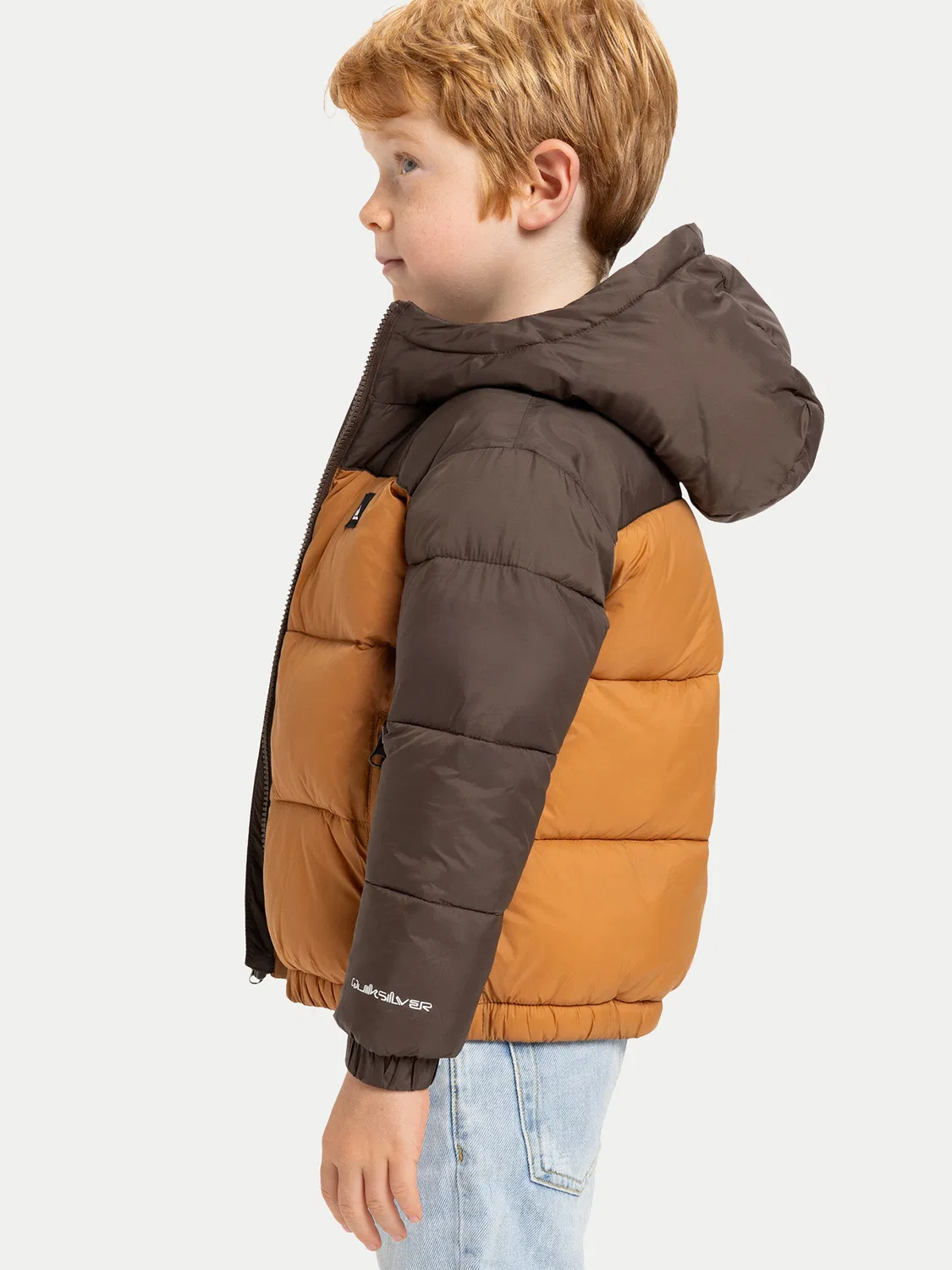 Зимняя куртка стандартного кроя для мальчика Cold Days Quiksilver, оранжевый — фото 4