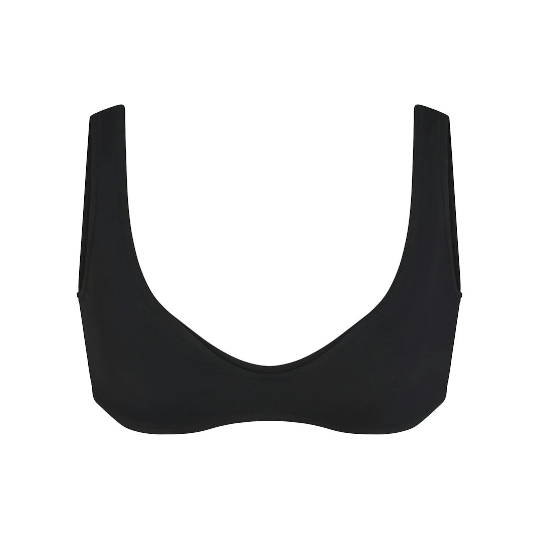 

Купальник SKIMS Signature Swim Plunge Bikini, черный