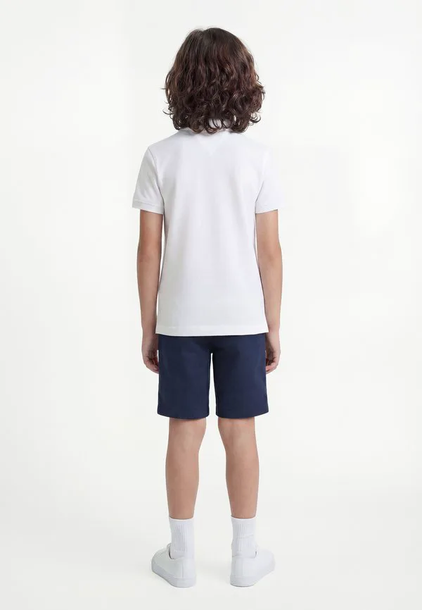 Адаптивная волнистая рубашка поло с флагом итаки в полоску Tommy Hilfiger, White — фото 2