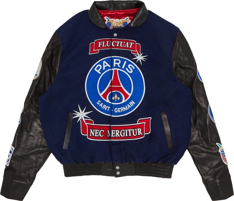 

Куртка Paris Saint-Germain x Jeff Hamilton Limited Edition Jacket For The Champion 10th Title 'Blue/Black', синий