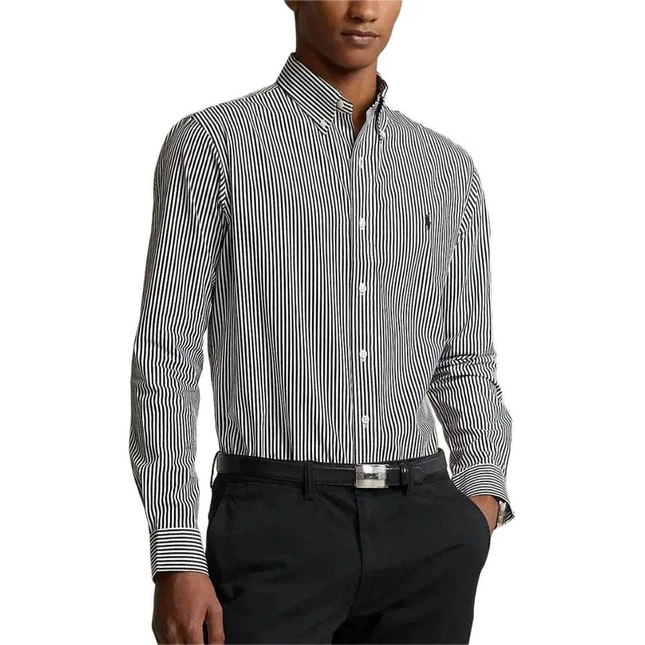 Мужская рубашка с воротником Black Polo Ralph Lauren