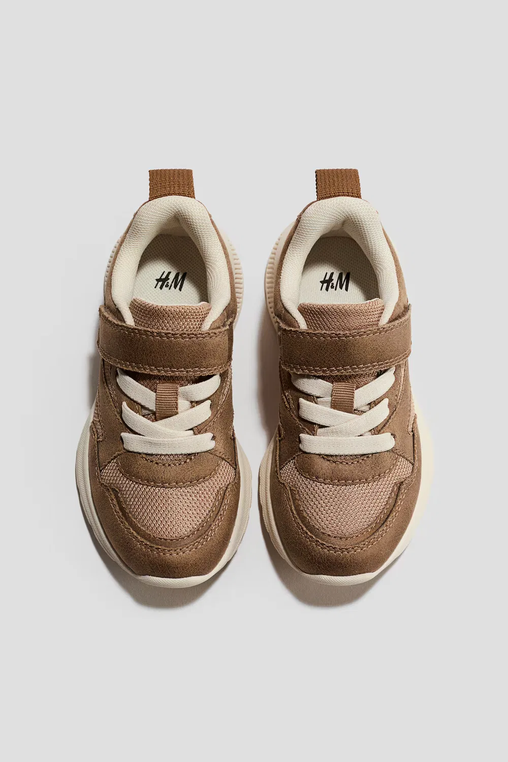 Кроссовки с легкой подошвой H&M, Braun/Dunkelbeige — фото 2
