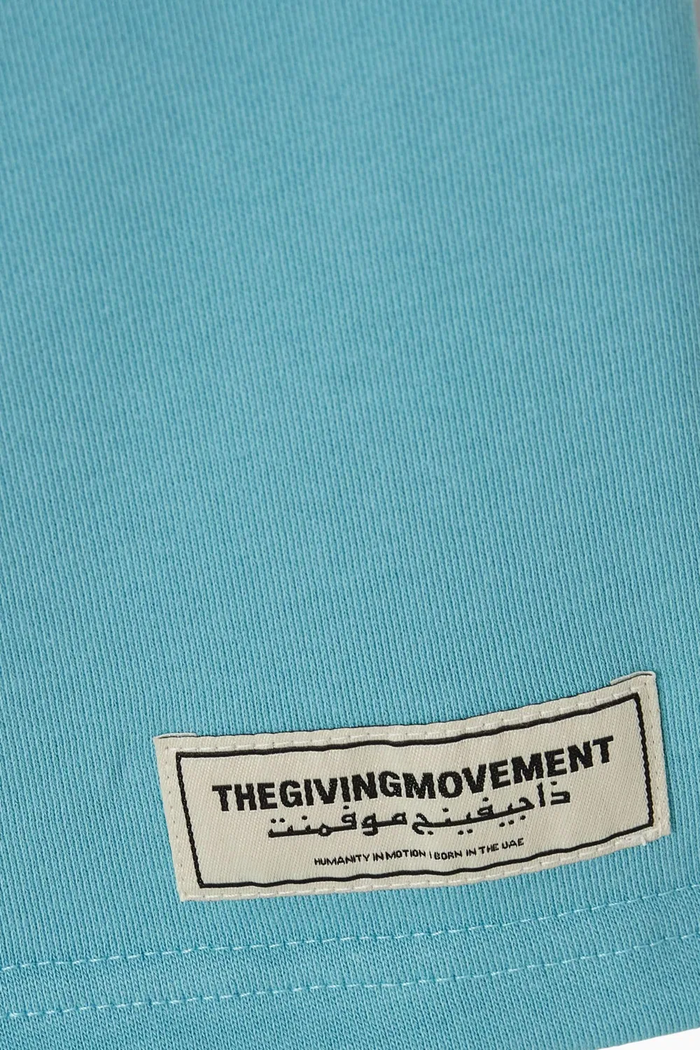 Брюки спортивные прямые из органического хлопка The Giving Movement, синий — фото 4