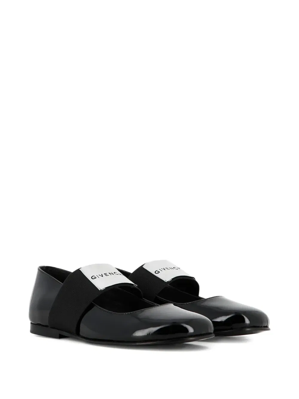 Лакированные балетки Givenchy Kids, черный