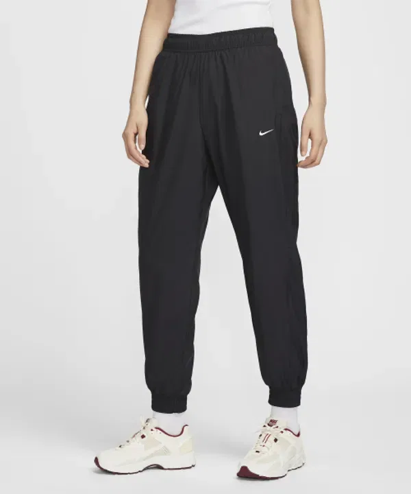 Тренировочные женские штаны UV, Classic Woven, Nike, черно-белые