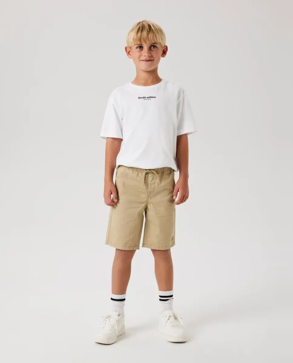 Детские шорты-бермуды для мальчиков с карманами name it, Beige