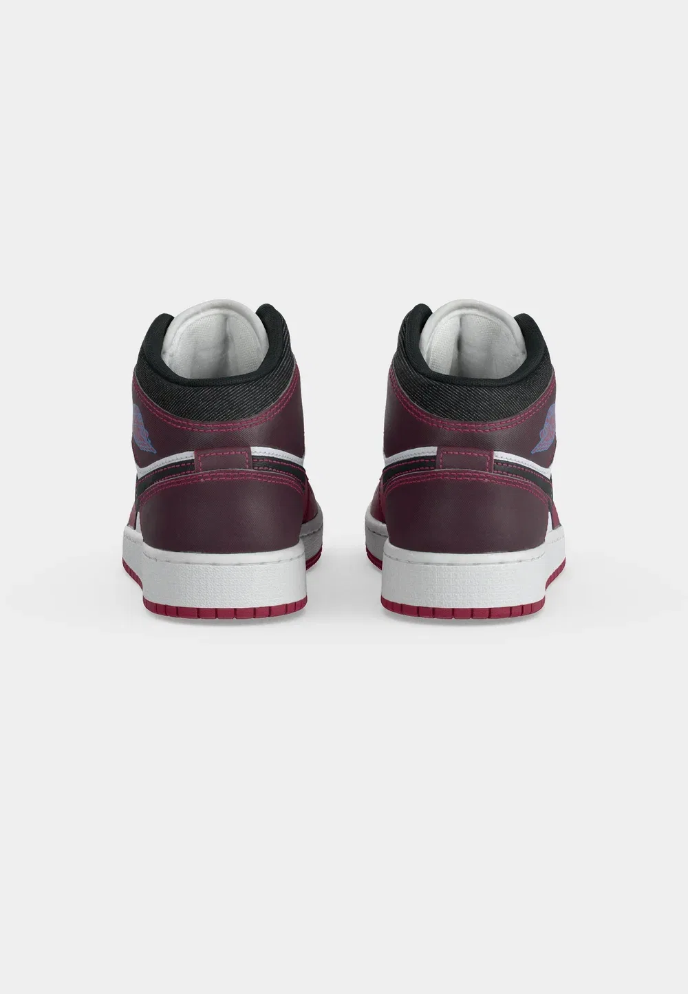 Air 1 mid se унисекс - высокие кроссовки Jordan, Sweet Beet/Desert Pink/Off Noir/White/Baltic Blue/Chalk — фото 4
