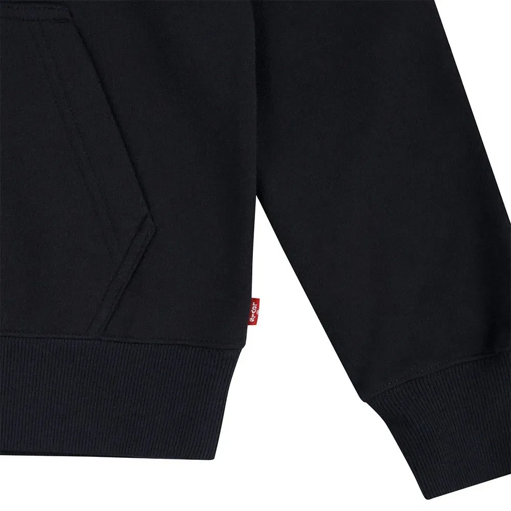 Детское худи для мальчиков с принтом Mini Batwing Levi's, Black — фото 4