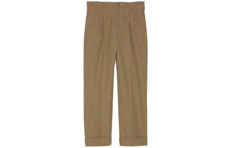 

Повседневные брюки мужские коричневые Gucci, коричневый