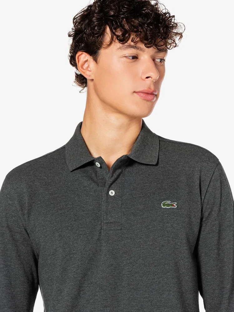 Футболка поло Regular Fit LACOSTE, Dark Grey — фото 2