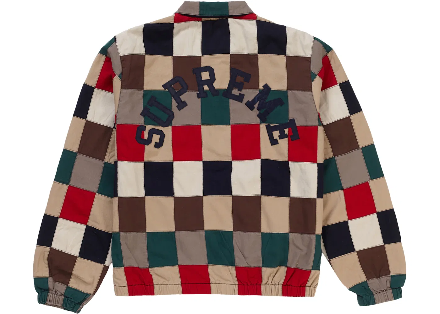 Мужская куртка-харрингтон с пэчворком Supreme, Multicolor — фото 2