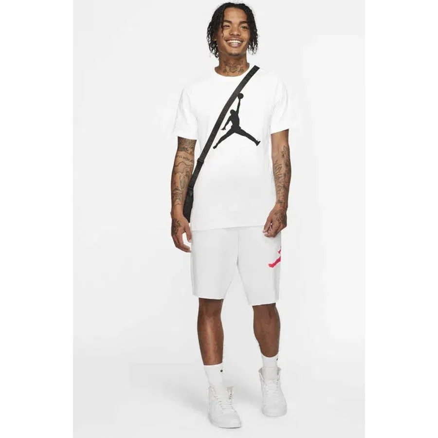 Футболка с коротким рукавом и графическим принтом Nike Air Jordan Jumpan Crew, Белый — фото 3