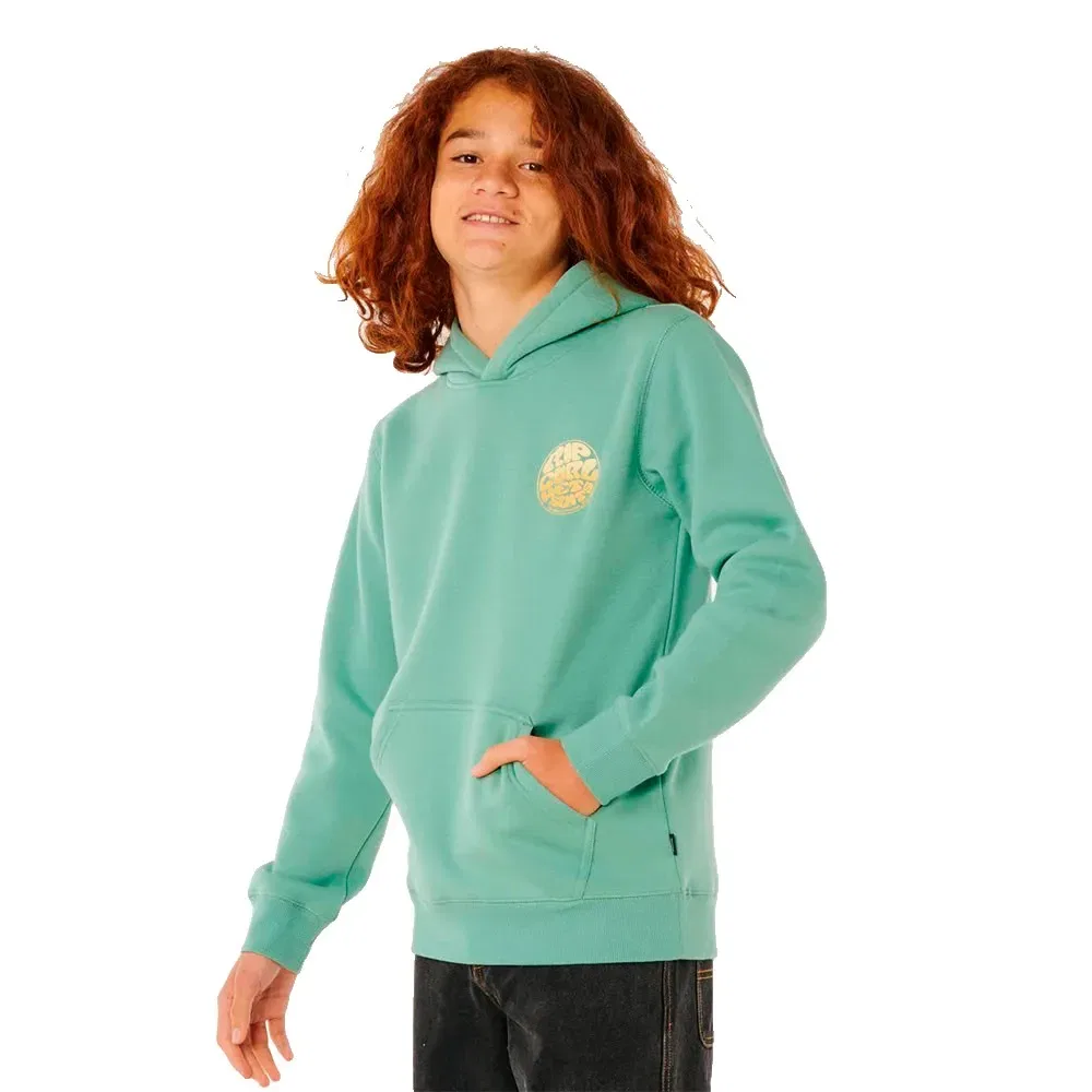 Детское худи для мальчиков Wetsuit Icon Rip curl, Green — фото 3