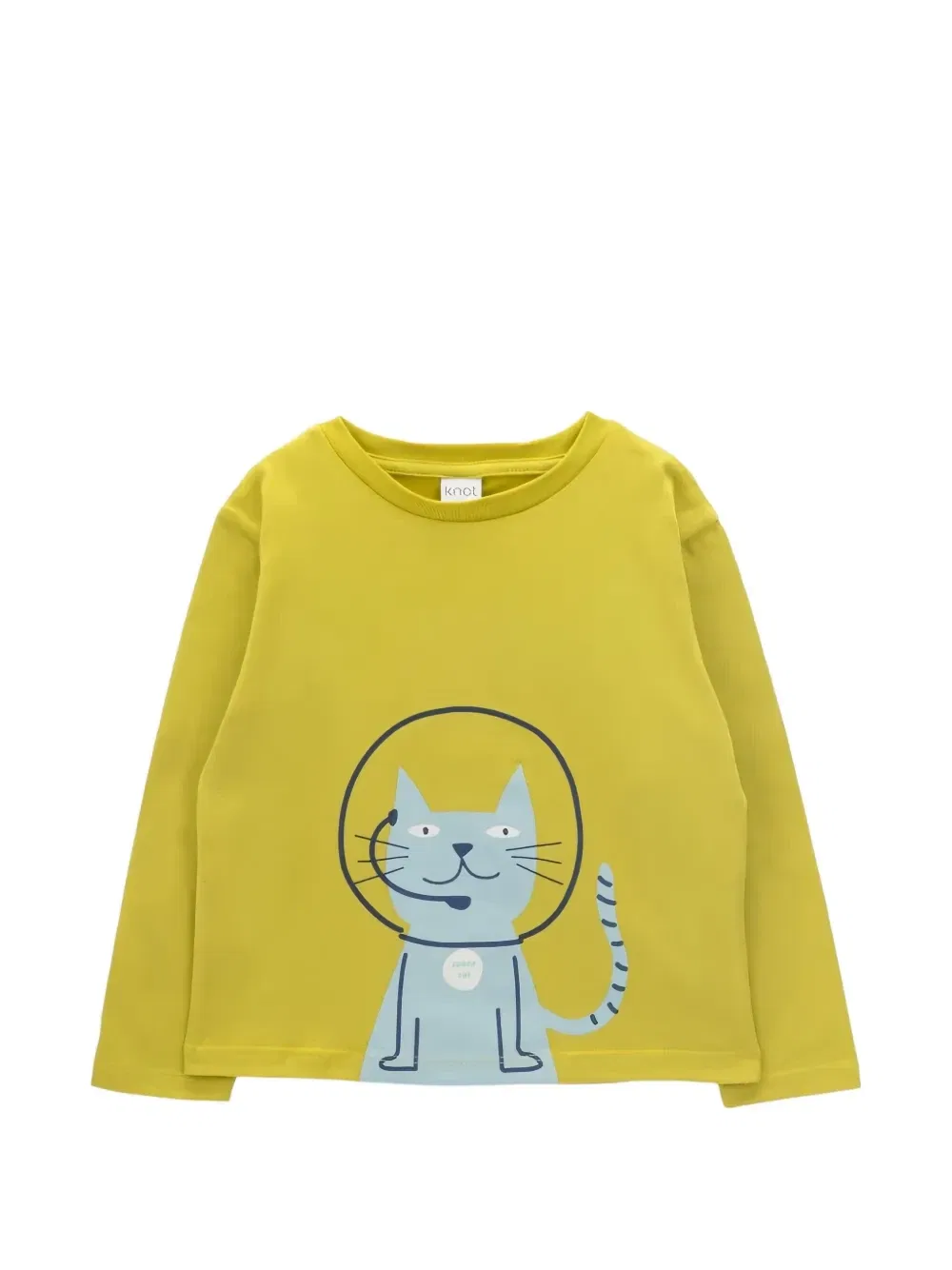Футболка Space Cat Knot, желтый