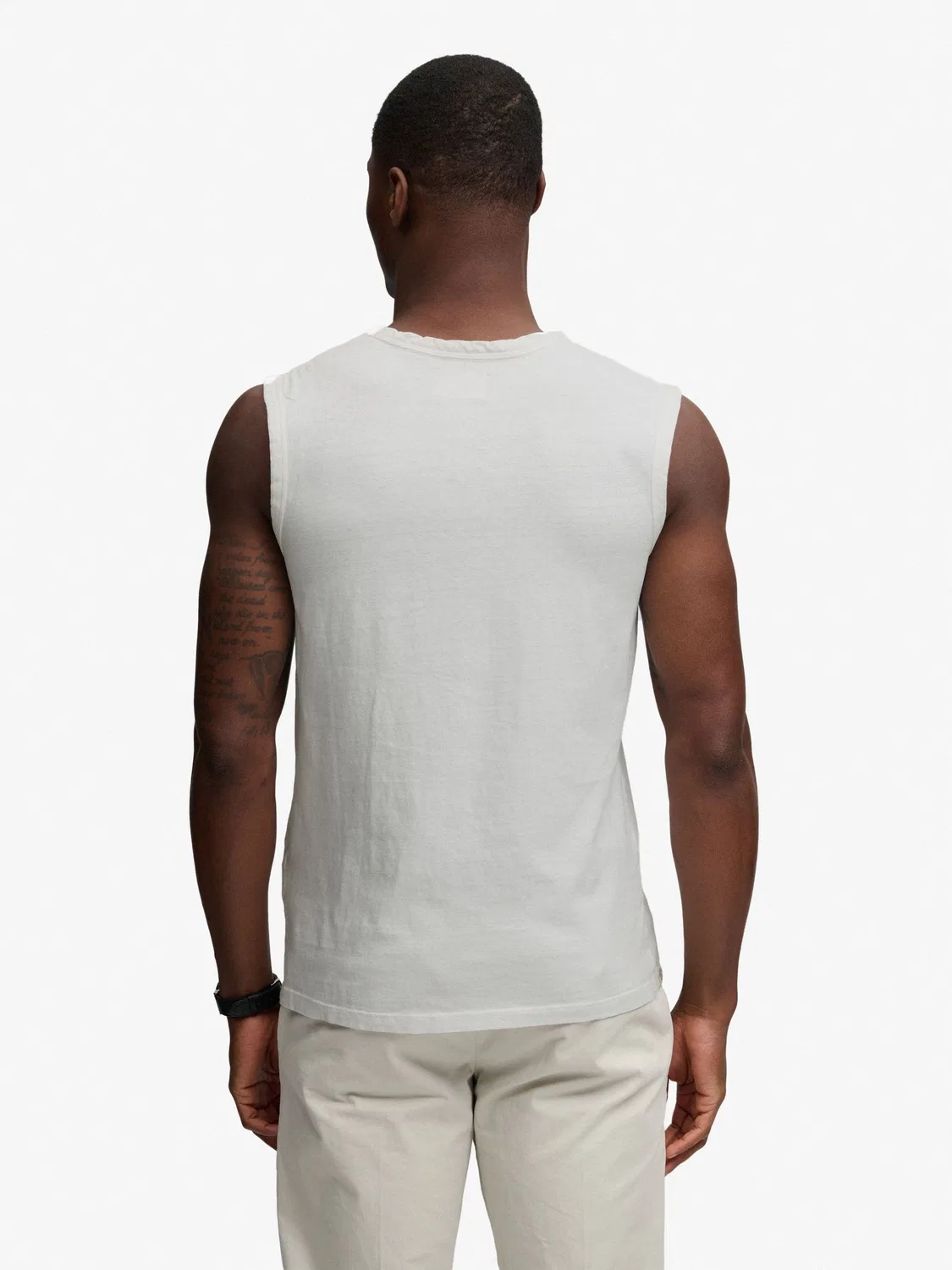 Майка классическая Classic Tank Superdry, белый — фото 3