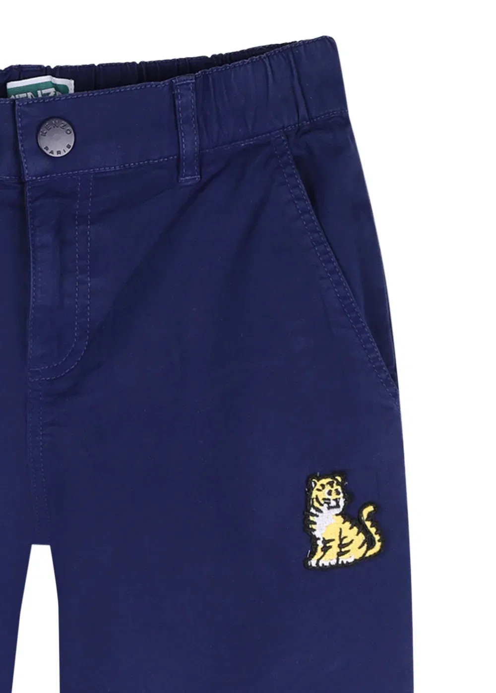 Verstelbare taille - trousers Kenzo Kids, Medieval Blue — фото 3