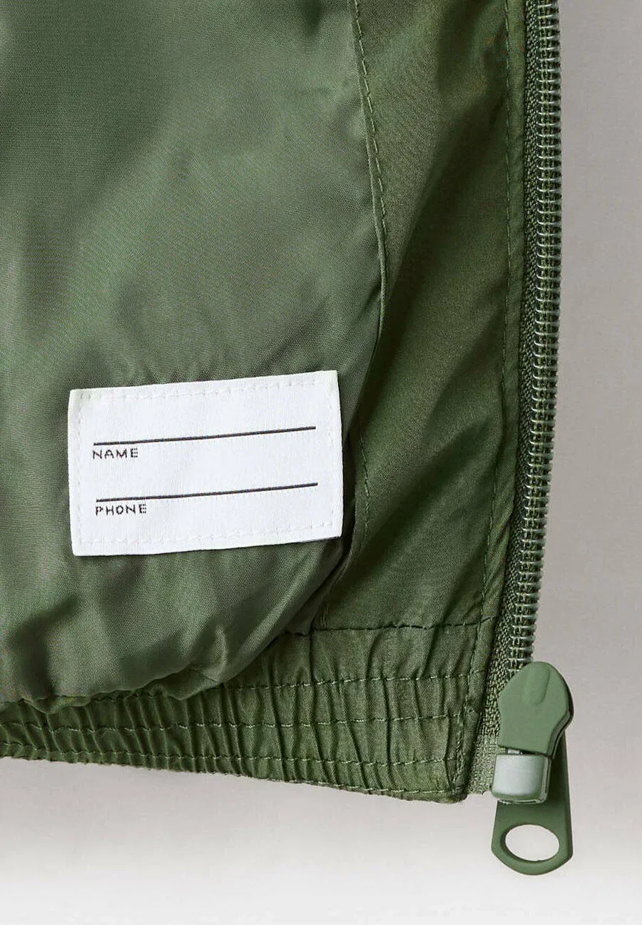 Детская зимняя куртка Mango Kids, Groen — фото 4