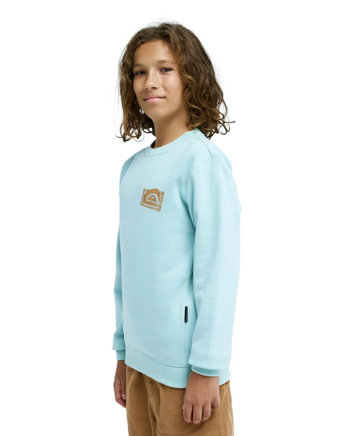 Детский свитшот с принтом GRAPHIC Quiksilver, Blau — фото 3