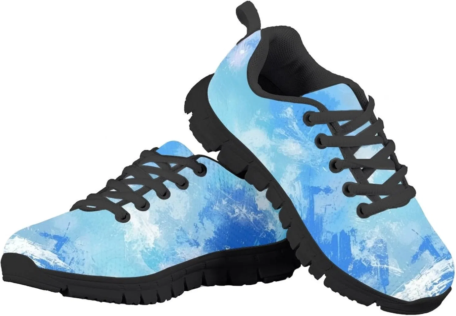 Детские кроссовки для девочек с сеткой MARSVOVO, Mixblue — фото 3