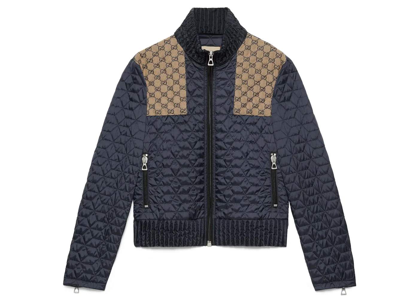 Мужская куртка с квилтингом Gucci Jacket, Blue