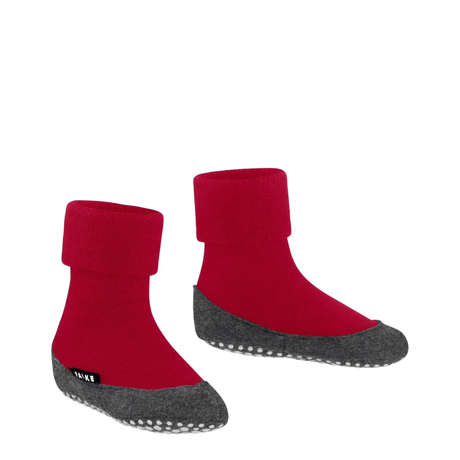 Детские домашние носки с противоскользящей подошвой FALKE, Red Pepper — фото 2