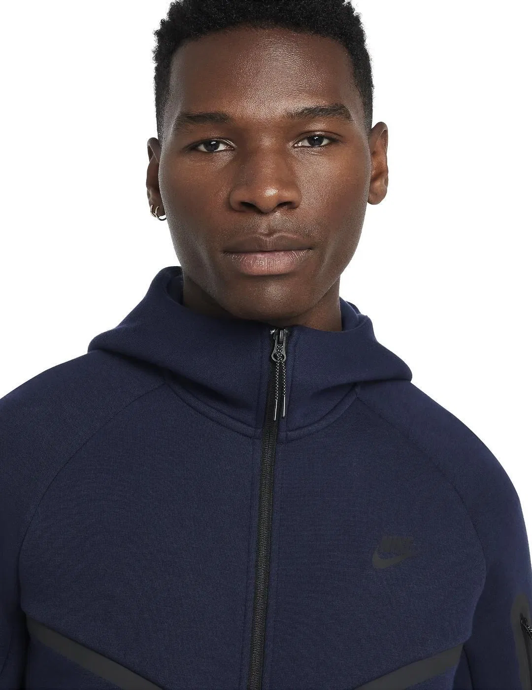 Мужская куртка из флиса Nike Tech Fleece, Navyblau — фото 3