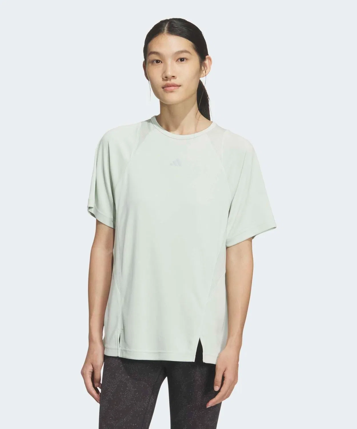 Женская футболка свободного кроя с коротким рукавом Adidas Training Essentials Plus, Green