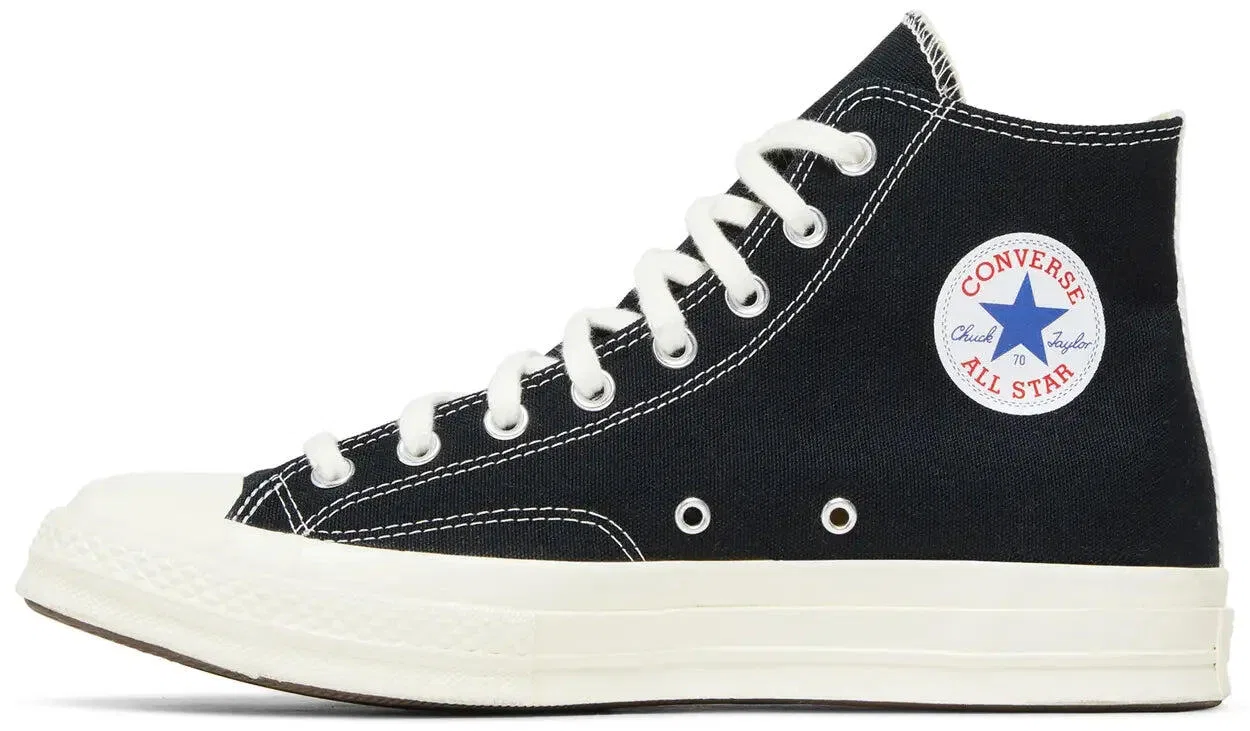 Детские высокие кеды из канваса Chuck Taylor 70s Converse, Черный — фото 2