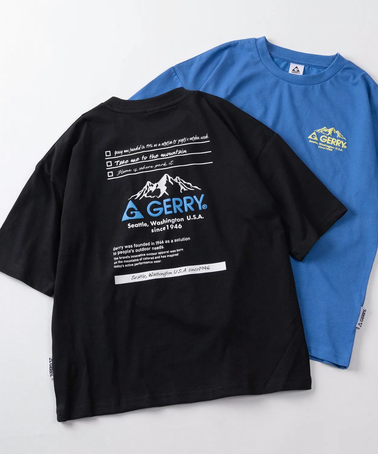 Детская футболка с принтом One Point Logo GERRY, Черный