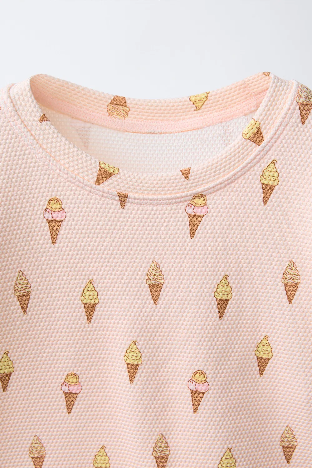 1-6 лет / Защитная футболка с принтом мороженого ZARA, Pink — фото 3