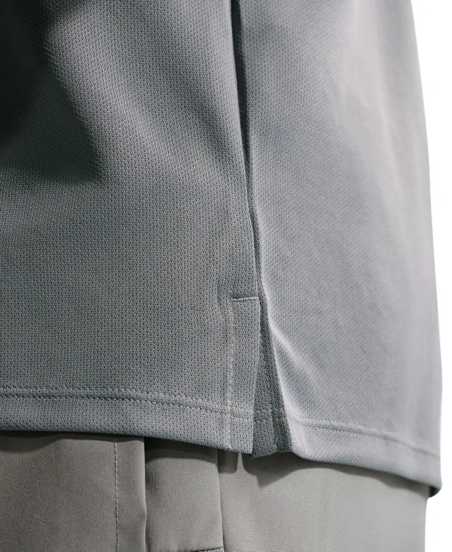 Футболка беговая Dri-FIT Miler Nike, Smoke Gray/Iron Gray/Reflective Silver — фото 4