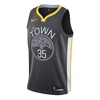 

Майка Nike NBA Kevin Durant Statement Edition Swingman Jersey 'Black Yellow', черный